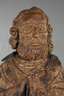 Große geschnitzte Heiligenfigur