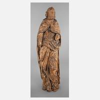 Große geschnitzte Heiligenfigur111