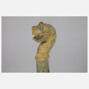 Zwei Schlittenköpfe