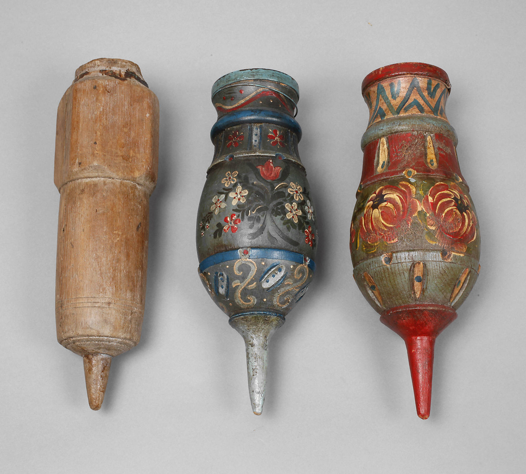 Drei Wetzsteinhalter