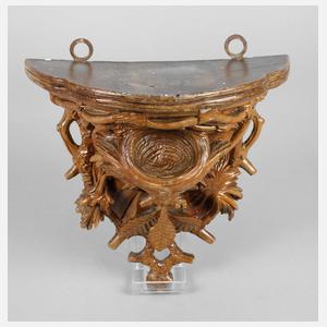 Geschnitzte Wandkonsole