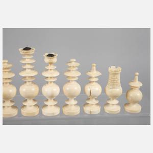 Feines Schachspiel Elfenbein