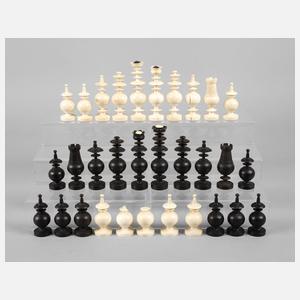 Feines Schachspiel Elfenbein