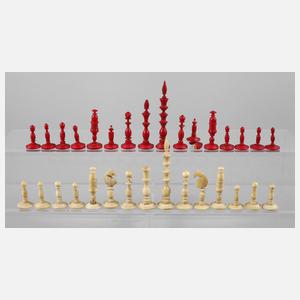 Schachspiel Elfenbein