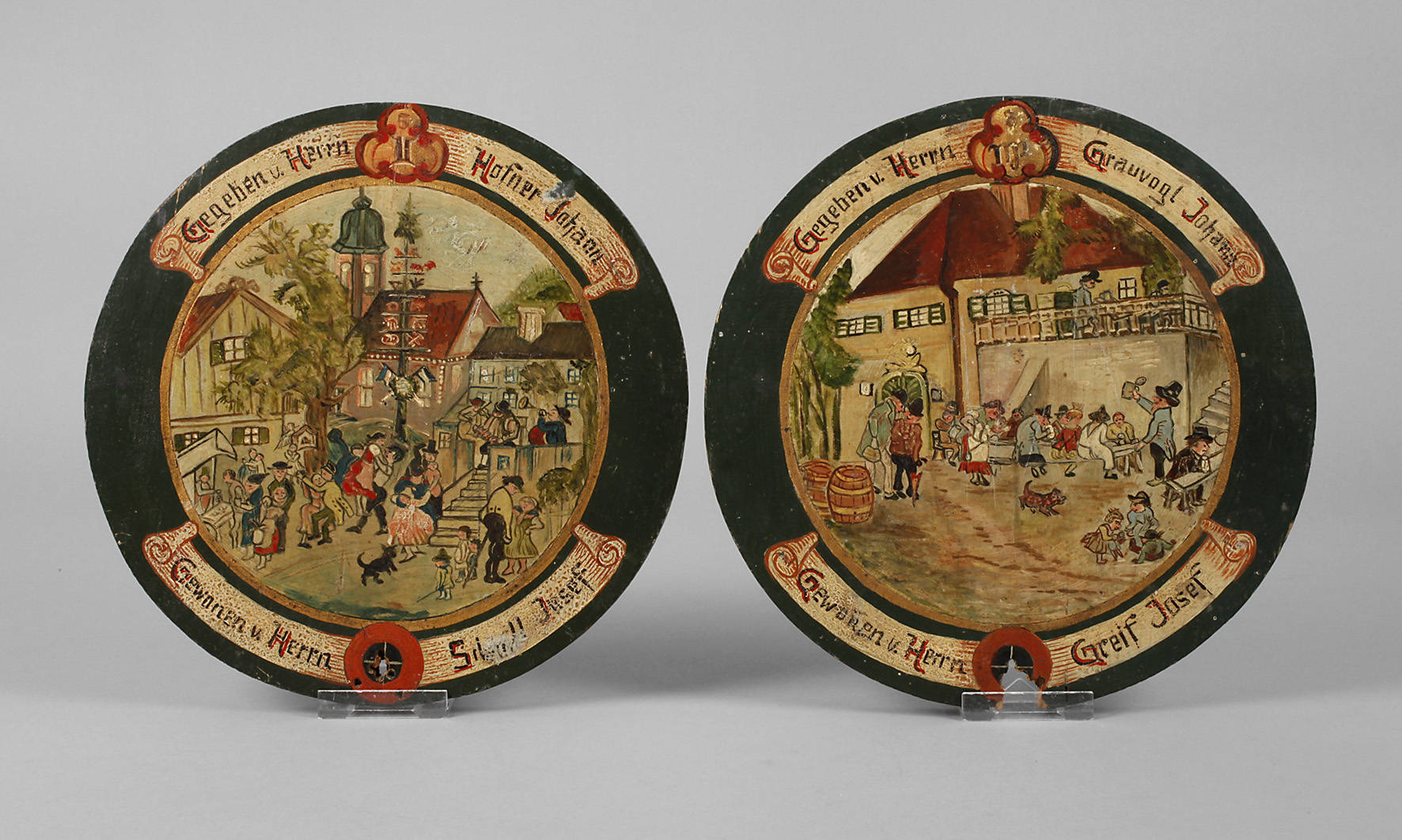 Zwei Schießscheiben