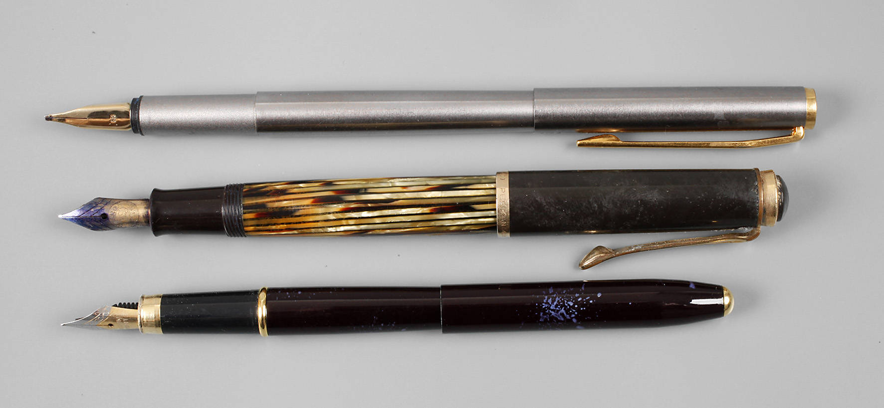 Drei Füllfederhalter