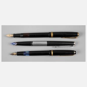 Drei Füllfederhalter