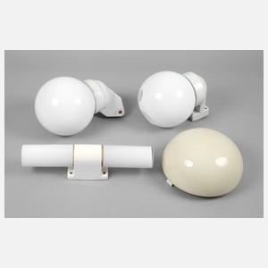 Konvolut Decken- und Wandlampen