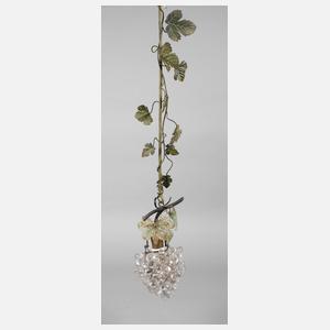 Deckenlampe als Weinrebe