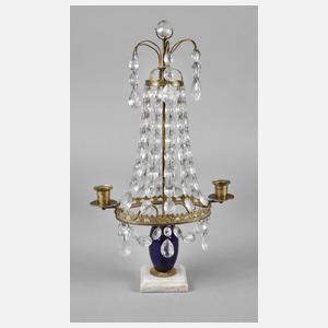 Leuchter mit Prismenbehang