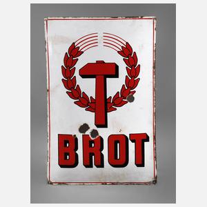 Emailschild Anker Brot