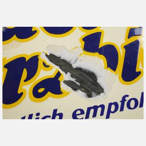 Emailschild Riebeck Brauerei