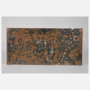 Emailschild Riebeck Brauerei