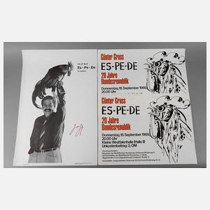 Günter Grass, drei Wahlplakate