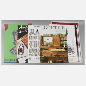 Konvolut Ausstellungs- und Theaterplakate