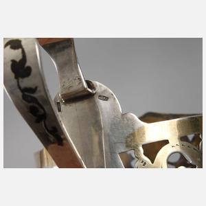 Russland sechs Teeglashalter