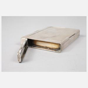 Zigarettendose mit Fotofenster und Streichholzetui