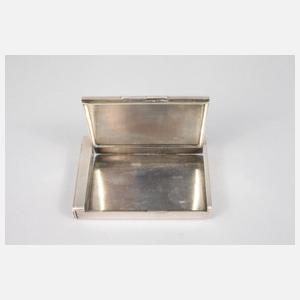 Zigarettendose mit Fotofenster und Streichholzetui