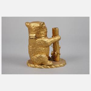 Figürliche Schreibtischgarnitur