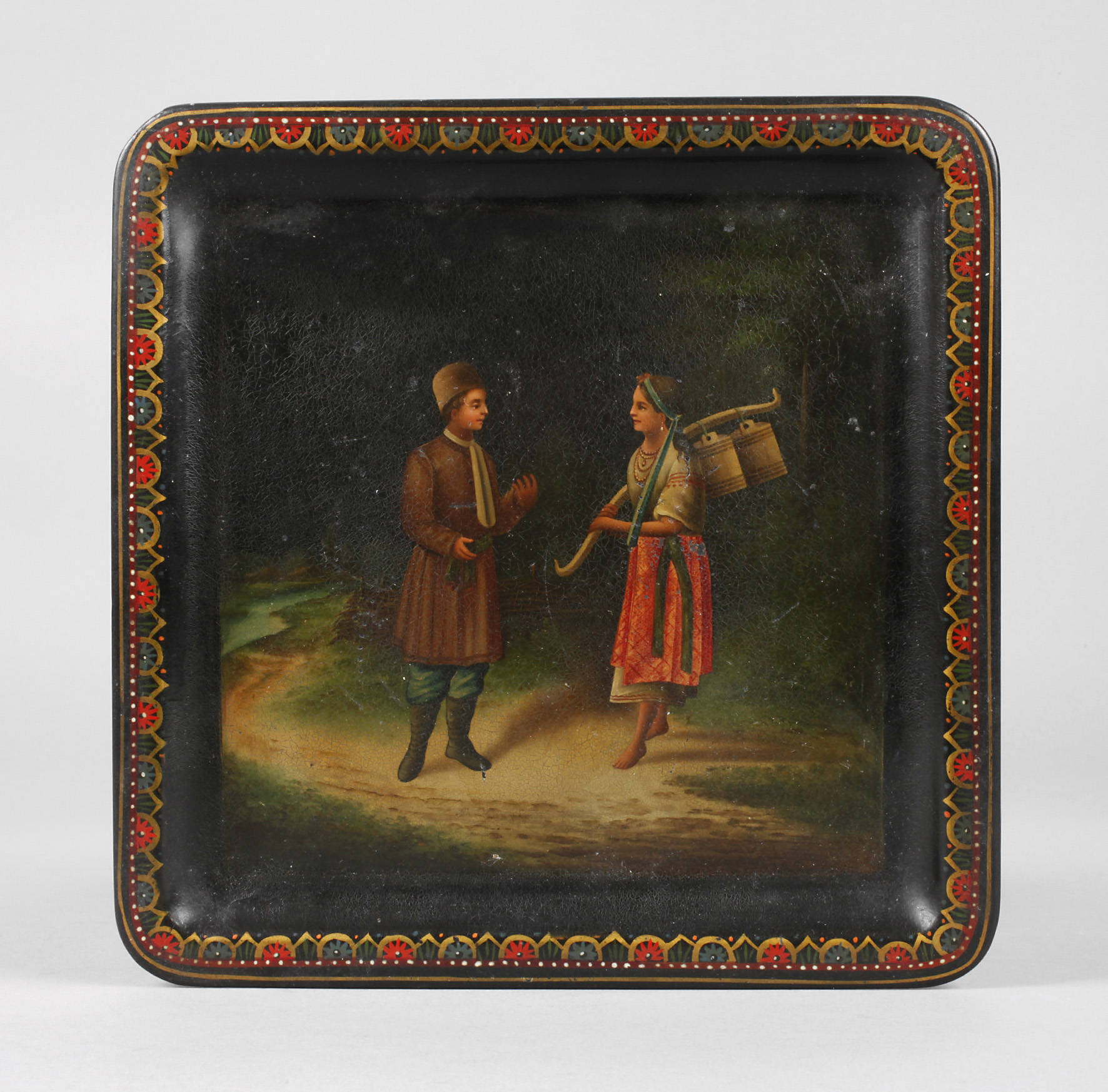 Lacktablett Russland