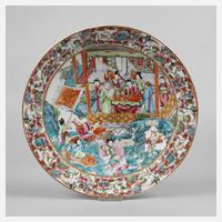 Zierteller Famille rose111