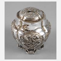 Deckeldose Silber111