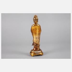 Bronzestatuette Guanyin