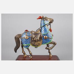 Pferdeplastik Silber