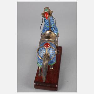 Pferdeplastik Silber