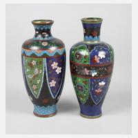 Zwei Vasen Cloisonné111