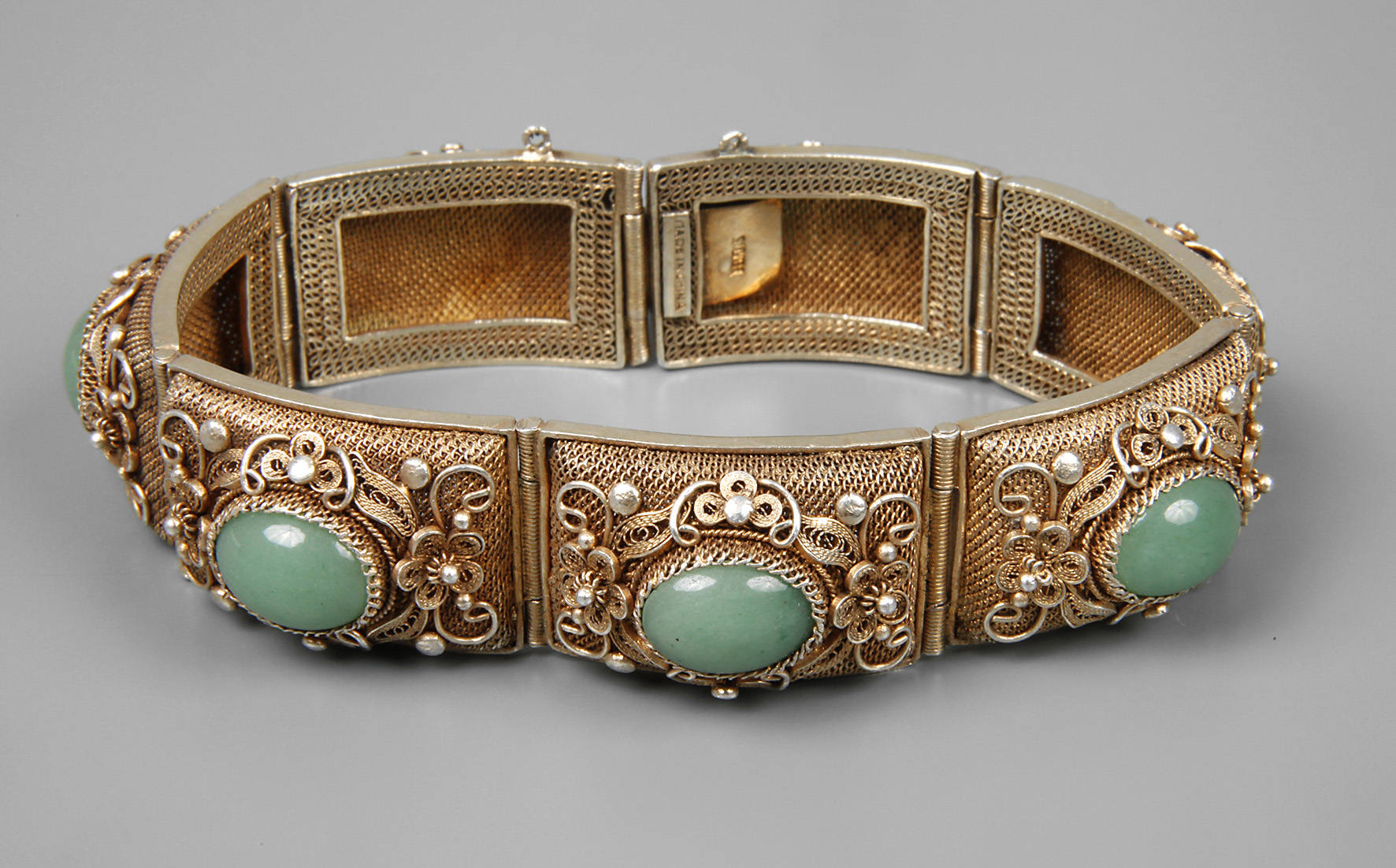 Armband, Filigranarbeit mit Aventurinen