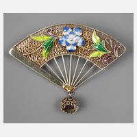 Brosche mit Emailbesatz111