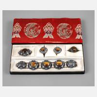 Schmuckset mit Tigeraugen111
