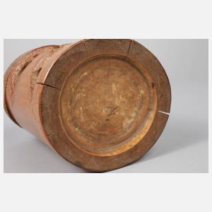 Paar geschnitzte Deckeldosen