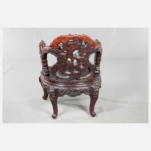 Paar Armlehnsessel China