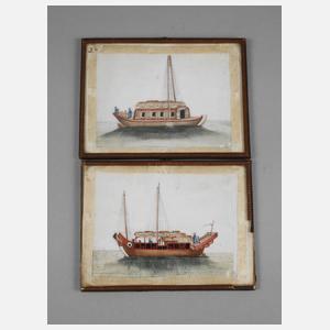 Zwei Schiffsbilder