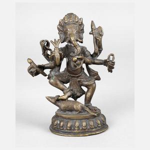 Bronzeplastik Ganesha