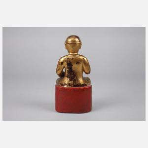 Geschnitzte Wächterfigur