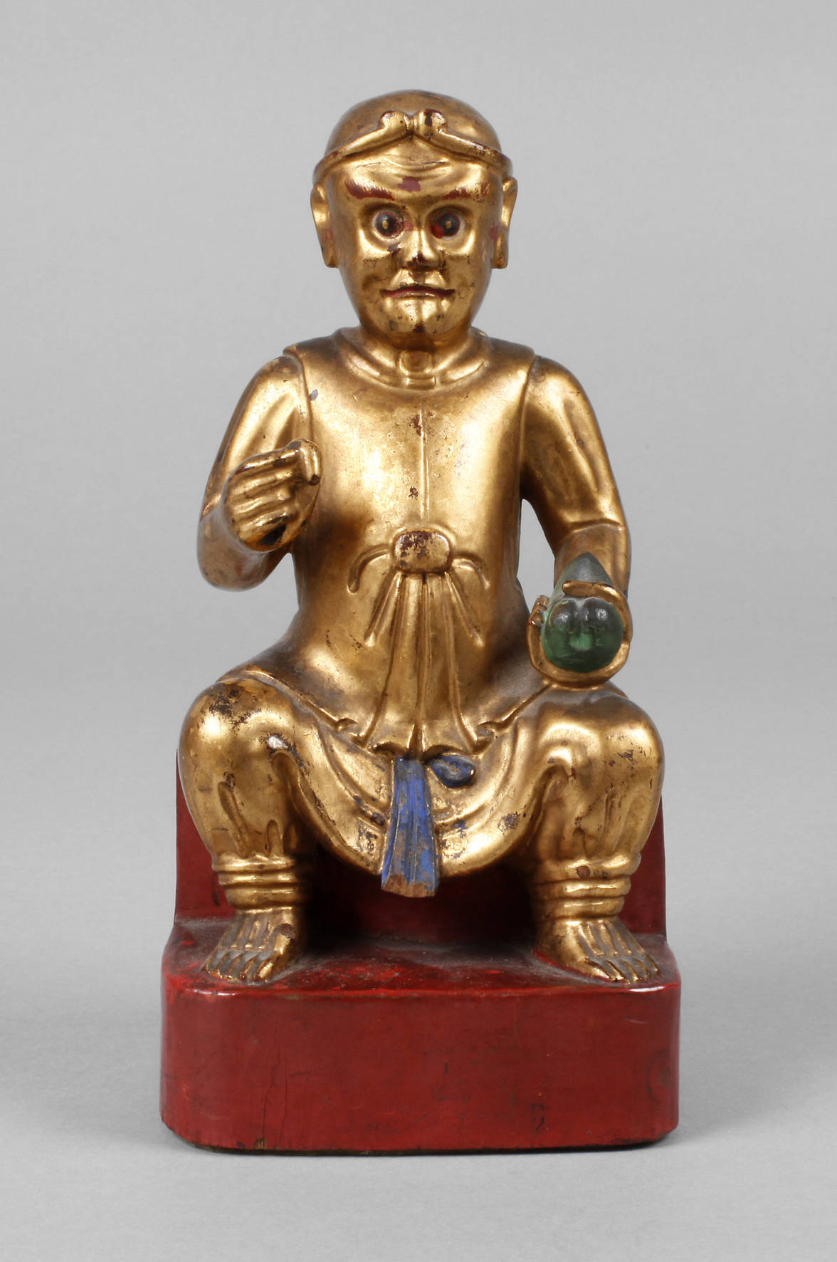 Geschnitzte Wächterfigur