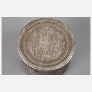 Vier Silberdosen Persien