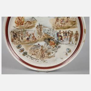 Fayenceschale Judaika