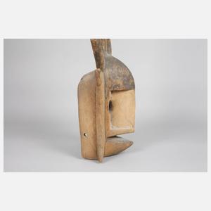 Ritual- und Initiations-Zeremonienmaske mit Brettaufsatz