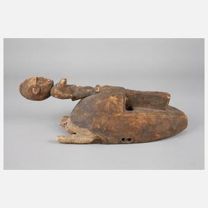 Ritualtanzmaske eines Geheimbundes der Bamara