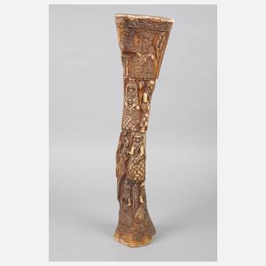 Beschnitzter Schienbeinknochen