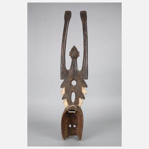 Tanzaufsatzmaske mit figürlichem Aufsatz