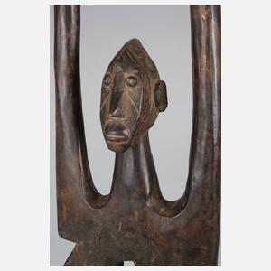 Tanzaufsatzmaske mit figürlichem Aufsatz