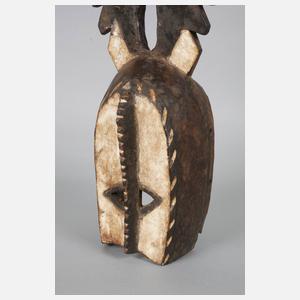 Tanzaufsatzmaske mit figürlichem Aufsatz