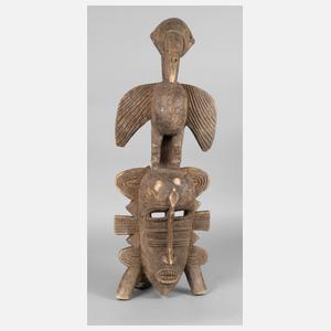 Übergroße Aufsatzmaske der Senufo