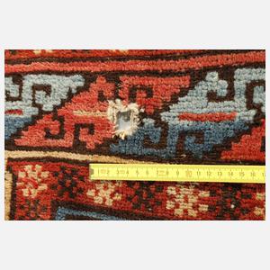 Fragment eines Kaukasus Teppichs