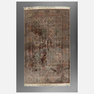 Knüpfteppich Kunstseide